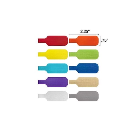Wrap-It CABLE LABELS MEDIUM, 10PK 410-CL-MD-MC