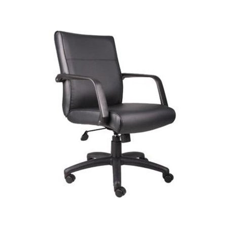 Boss Mid Back Executive Chair In LeatherPlus B686