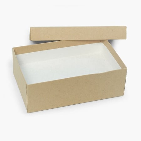 Nashville Wraps Brown Kraft Recycled Jewelry Boxes, 5.5x3.5x2, Fiber Fill, 100PK 15K