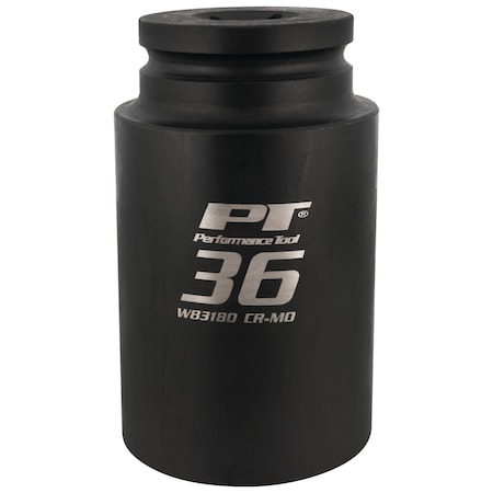 Performance Tool 36Mm 12 Pt Axle Nut Socket, W83180 W83180