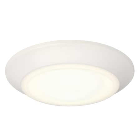 Westinghouse Makira 7.5 16W Dimmable LED In/Outdoor Ceiling Fixture, Color Temp Selection, White/Frosted Acrylic 6134000