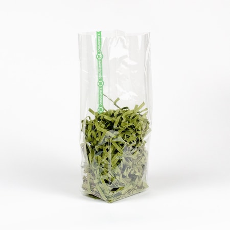 Elevate Packaging 4.5 x 3.25 x 13 in. Compostable Gusseted Cellophane Bags, 100PK GC3122