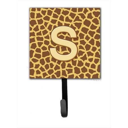 Carolines Treasures Letter S Initial Monogram - Giraffe Leash Holder Or Key Hook CJ1025-SSH4