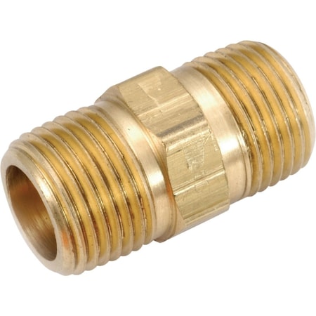 Anderson Metals 1/2'' OD x 1-1/2'' L Brass Nipple 756122-08
