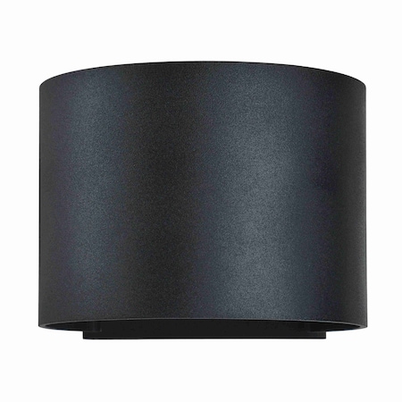 Access Lighting Curve, BiDirectional Outdoor LED Wall Mount, Black Finish 20399LEDMGRND-BL