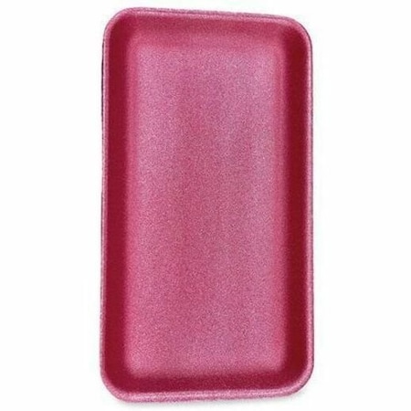 Gen Meat Trays, No 1525, 14.5 x 8 x 0.75, Pink, 250PK 1525PINK