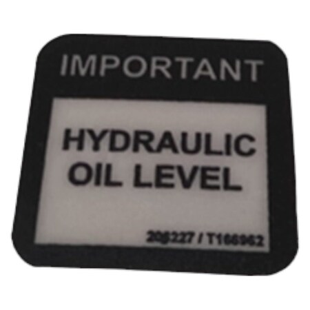 John Deere LABEL, JOHN DEERE OEM T166962 T166962