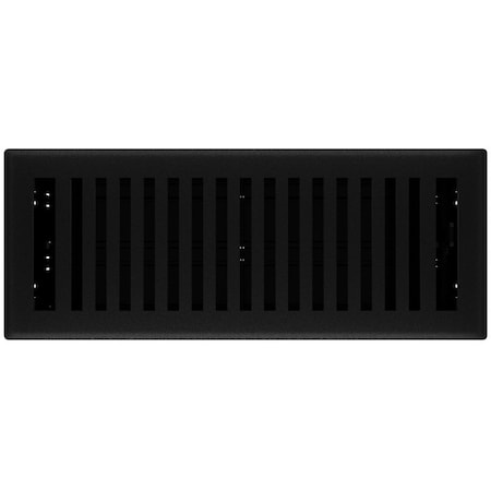 Imperial Mfg Register Floor Blk Iron 4X12In RG3440
