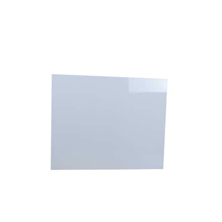 Cambridge Radiance 30 in. W x 24 in. H Slab Base Cabinet End Panel in White Gloss BEP30-WG