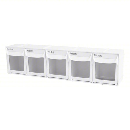 Diamond Storage Solutions Tip-Out Bin, 4 3/4 in L, 23 3/4 in W 3030-5-BIN-2