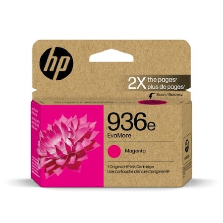 Hp 936e EvoMore Magenta Original Ink Cartridge, 1,650 Yield 4S6V4LN