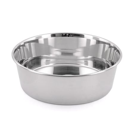 Jorgensen Laboratories Jorvet Heavy Duty Pet Bowl, 128oz, Stainless Steel J0803E