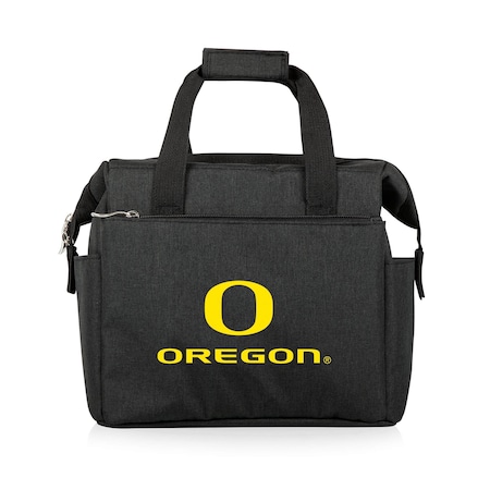 Picnic Time Family Of Brands NCAA Oregon Ducks On The Go Lunch Bag Cooler - Soft Cooler Lunch Box, Black 510-00-179-474-0