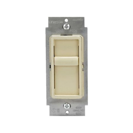 Gorgeousglow Mfg C21-06672-1LI Universal Slide Dimmer, Ivory GO669296