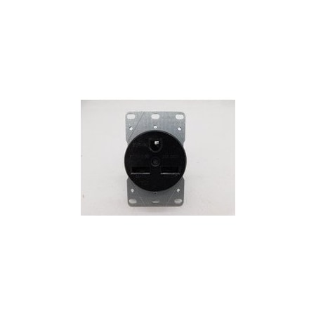 Eaton Straight Blade Receptacle, 6-30R, 30 A, 250V AC, 2 Pole, 3 Wire, Flush Mount, Grounded 5700N