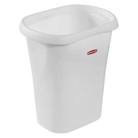 Rubbermaid Wastebasket 3G Wht 5L51-00-WHT