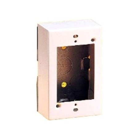 Legrand Device Box, Gang Box Type, 1 Gang, Steel V5748