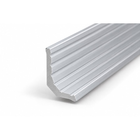 Brunner Aluminum Cove Trim 3/4" 4 Foot Silver Luster G121 SL4