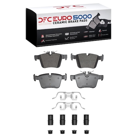 Dfc 5000 Euro Ceramic Disc Brake Pad Set, 1600-1795-01