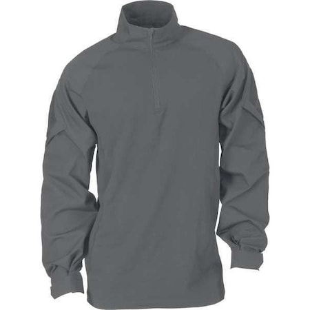 5.11 Rapid Assault Shirt Storm L, 37% Polyester, 55% Cotton, 8% Elastane, Hook-and-Loop, Zipper, L 72194ABR-092-L