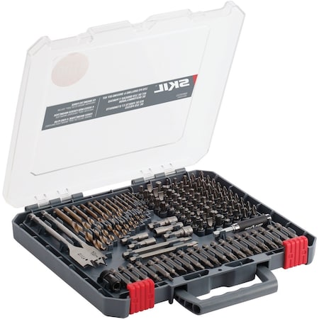 Skil Drill & Drive Set with Bit Grip Magnetic Bit Collar, 120-Piece SMXS8501