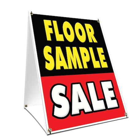 Signmission Floor Sample Sale, 24 Inch x 18 Inch A-frame Yard Sign, Plastic Sign SBC-1824-Floor Sample Sale