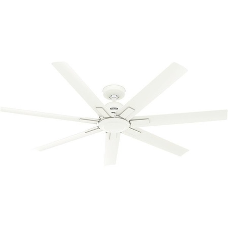 Hunter Ceiling Fan, White, 60 in Dia, 7 Blade 53436