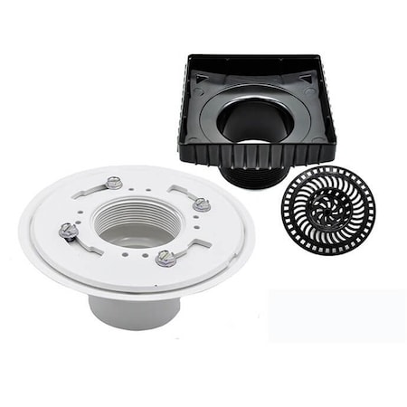 Mountain Plumbing Select Series Shower Drains - Kit 1 - PVC Drain Rough Body MT601P