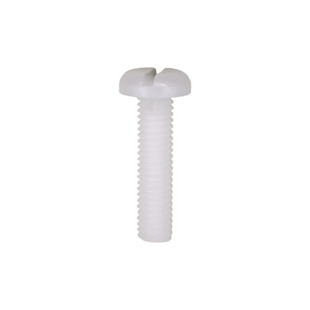 Auveco M6-1.0 x 25mm Natural Nylon License Plate Screw, 50PK 18238