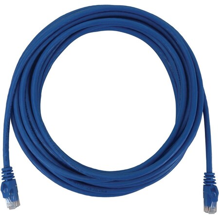Eaton Tripp Lite Series Cat6a 10G Snagless Molded UTP Ethernet Cable RJ45 M/M, PoE, Blue, 25 ft. N261-025-BL