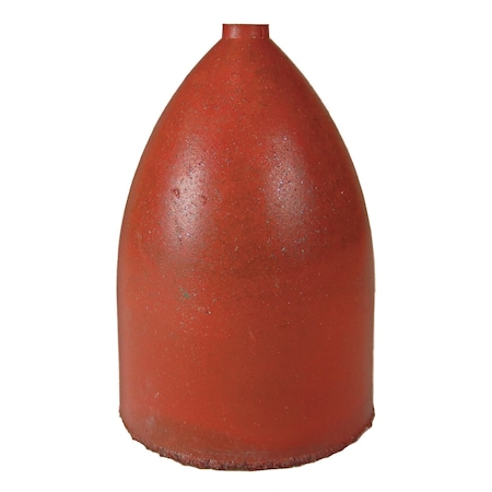 Dedeco RBR ABRASIVE CONE, BULLET 1-1/2" X 1", RED FINE S/C 1/UNIT 0124