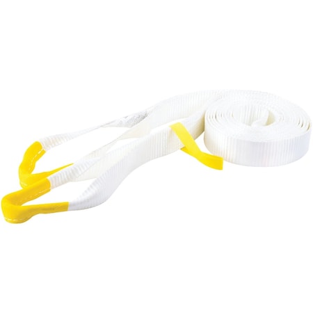 Erickson 2'' x 20 Ft. 9000 Lb. Polyester Recovery Tow Strap White 59500