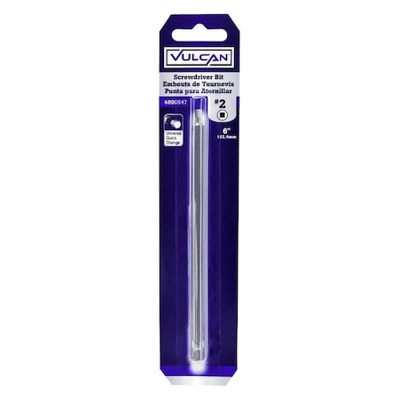 Vulcan 376641OR Screwdriver Bit, S2 Chrome Molybdenum Steel PTA250557/376641O