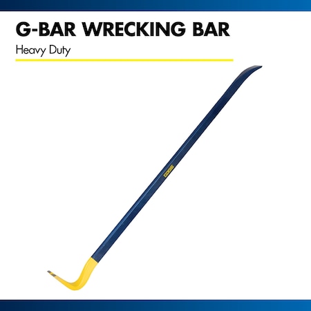 Estwing 36 in Heavy Duty G-Bar Wrecking Bar 62672