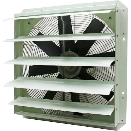 Iliving 20-Inch Corrosion Resistance Shutter Exhaust Fan, Single Speed ILG8SF20S-CR