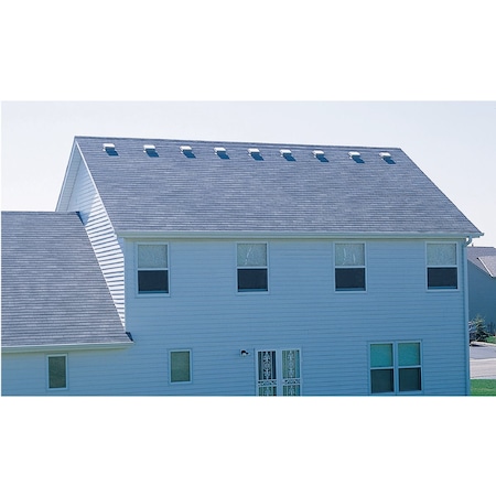 Airvent Airhawk 50'' Gray Aluminum Slant Back Roof Vent 85281