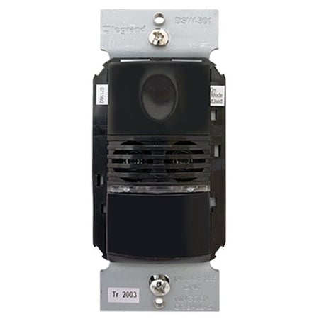 Pass & Seymour Wall Switch, Black, 0.1875 hp DSW-301-B