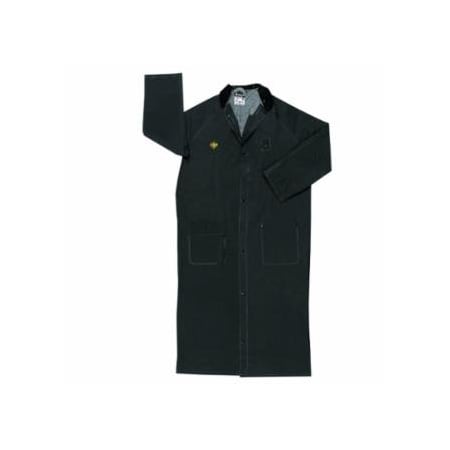 Mcr Safety Classic Plus Rainwear, X-Large, PVC/Polyester, Black 611-FR267CXL