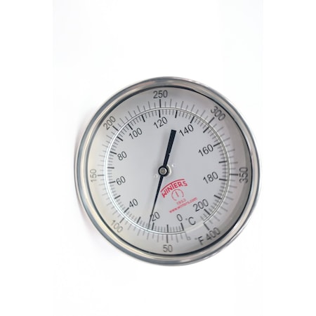 Winters BIMETAL THERMOMETER 6IN 1/2IN NPT 5IN 50-400F 50060B10