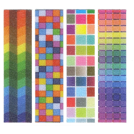 The Pencil Grip Zen Strips, Sand Brights Set 4, 40PK TPG-85740