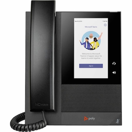 Hp Poly CCX 400 Business Media Phone for Microsoft Teams and PoE-enabled WW 848Z8AA#AC3