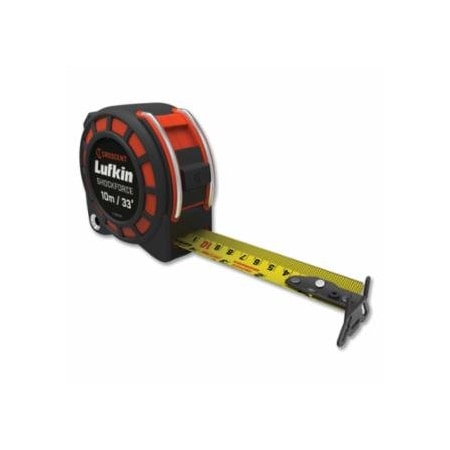 Crescent Lufkin Shockforce Nite Eye Dual-Sided Tape Measure, 1-3/16 in W x 35 ft L, CME Blade 182-L1135CME-02