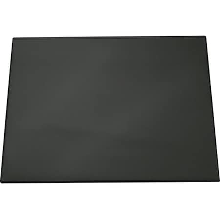 Durable Office Products Rect. Desk, Pad w/ Overlay, 26"x20", Bk 720301