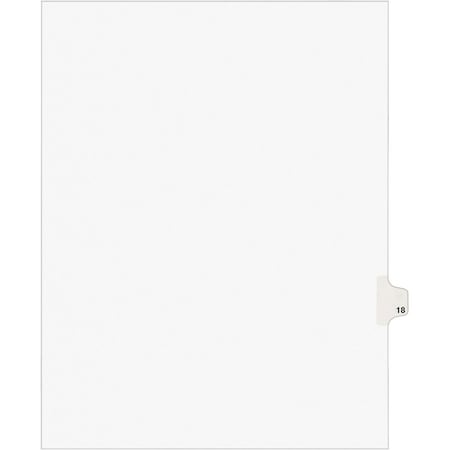 Avery Dividers, Index, Sidetab, 18 25PK AVE01018