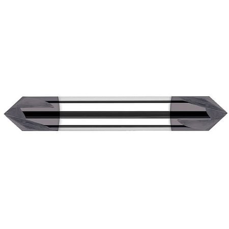 Harvey Tool 0.1875in (3/16) Shank DIA x 45Deg. per side Carbide Pointed Chamfer Cutter DE, 4 Flutes 693445-C3