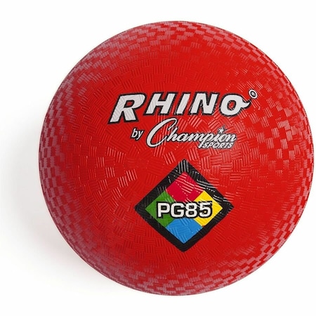 Champion Sports Playground Ball, 8.5in, Red, PK3 PG85RD
