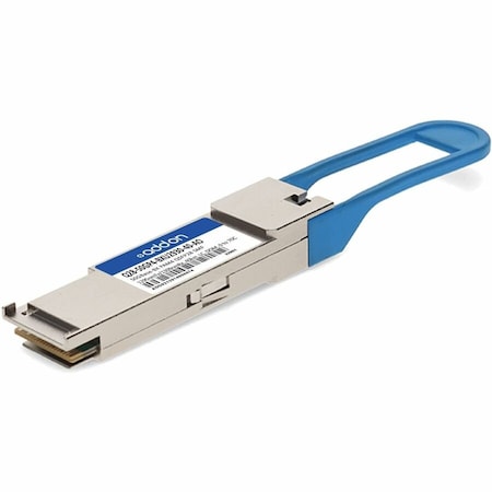 Add-On MSA AND TAA COMPLIANT 50GBASE-BX PAM4 QSFP28 TRANSCEIVER SMF, 1295NMTX/13 Q28-50GP4-BXU2930-40-AO