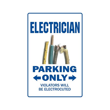 Signmission Electrician, 8 Inch X 12 Inch, Decal D-8-W-Electrician