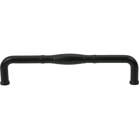 Designperfect 6-5/16'' Center-to-Center Handle Pull, Matte/Flat Black, 10PK DPA10R575BLK
