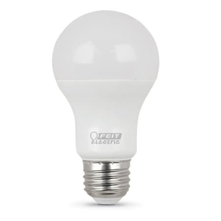 Feit Electric LED Lamp, General Purpose, A19 Lamp, 40 W Equivalent, E26 Lamp Base, White A450/850/10KLED/4